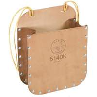 Tool Bag with Strap, Leather, 1 Pockets, Brown Ontario Packaging