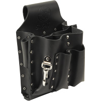 Tool Pouch, Multiple Tool Holder, Leather, 8 Pockets Ontario Packaging