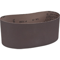 Portable Abrasive Belt, 24" L x 4" W, Aluminum Oxide, 120 Grit TC813 | Ontario Packaging