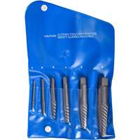 Screw Extractor Kits - #1 to #6, Chromium Steel, 6 Pieces TCP914 | Ontario Packaging
