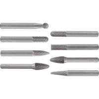 AllSteel Carbide Burr Set, 8 Pieces Ontario Packaging