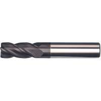 Unequal Helix End Mill, 1/2" Dia., 3" L, 4 Flutes, 1/2" Shank, Carbide Ontario Packaging