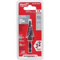 Foret &eacute;tag&eacute; #3 Shockwave Impact Duty, 3/16" - 3/4", Incr&eacute;ments de 1/16", Titane Ontario Packaging