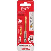 Foret Shockwave, 11/64", Titane, Cannelure 1-3/32", Pointe de 135° Ontario Packaging