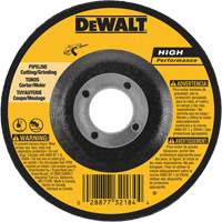 High Performance Pipeline Wheel, 5" x 1/8", 7/8" Arbor, Aluminum Oxide, Type 27 Ontario Packaging