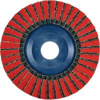 Twin Flap Disc, 4-1/2" x 7/8", Type 27, 40 Grit, Ceramic/Zirconia Alumina TCT355 | Ontario Packaging