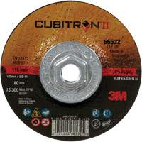 Cubitron™ II Quick Change Cut-Off Wheel 66532, 4-1/2" x 0.09", 5/8"-11 Arbor, Type 27, Ceramic TCT857 | Ontario Packaging