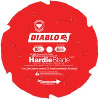 Lame de scie &agrave; d&eacute;couper HardieBlade, 10", 6 dents, Pour B&eacute;ton de fibre Ontario Packaging