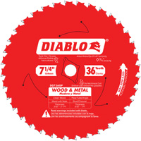 Lame de scie Cermet II Steel Demon, 7-1/4", 36 dents, Pour M&eacute;tal Ontario Packaging