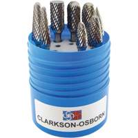 Shipyard Cut Carbide Bur Set, 8 Pieces Ontario Packaging