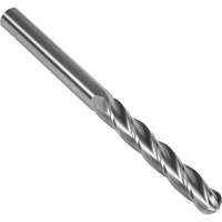 S147 30° Extra Long Ball Nose End Mill, 1/2" Dia., 6" L, 4 Flutes, 1/2" Shank, Carbide Ontario Packaging