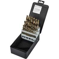 Heavy-duty Screw Machine Drill Bit Set, 29 Pieces, High Speed Cobalt Ontario Packaging