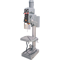 Variable Speed Gearhead Drill Presses, 5/8" Chuck, 2 Speed(s), 22" W x 22" L, #4 Morse TDX416 | Ontario Packaging