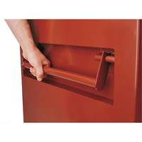 Jobsite Shelf Cabinet, Steel, 47.5 Cubic Feet, Red Ontario Packaging