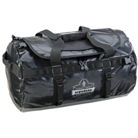 Water Resistant Duffel Bags, Vinyl, 1 Pockets, Black Ontario Packaging