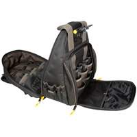 Sacs &agrave; dos pour outils Techgear &agrave; 53 pochettes, 16" lo x 13-1/4" la, Noir, Polyester Ontario Packaging