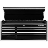 Extreme Tools<sup>®</sup> RX Series Top Tool Chest, 54-5/8" W, 8 Drawers, Black TEQ498 | Ontario Packaging