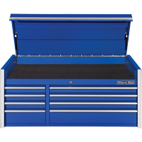 Extreme Tools<sup>®</sup> RX Series Top Tool Chest, 54-5/8" W, 8 Drawers, Blue TEQ499 | Ontario Packaging