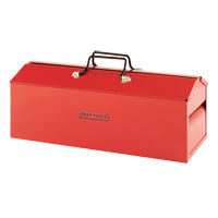 Tool Box, 8-13/20" D x 21-3/10" W x 9" H, Red Ontario Packaging