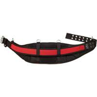 Padded Work Belt, Nylon, Black/Red TEQ846 | Ontario Packaging