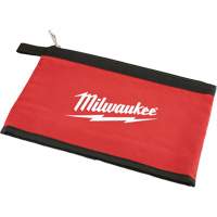 Zipper Pouch, Canvas, 1 Pockets, Black/Red Ontario Packaging