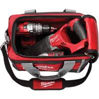 Packout Tool Bag, Ballistic Nylon, 2 Pockets, Black/Red Ontario Packaging