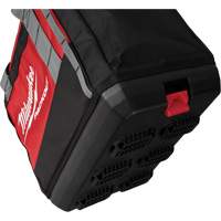 Packout Tool Bag, Ballistic Nylon, 2 Pockets, Black/Red Ontario Packaging