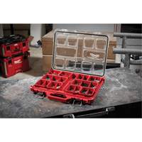 Organisateur profil&eacute; Packout, 19-3/4" x 16-2/5" x 2-1/2", Noir/Rouge Ontario Packaging