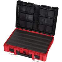 Packout Tool Case with Customizable Insert, 20-7/10" x 15-1/5" x 6-1/5", Black/Red Ontario Packaging