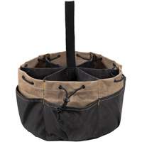 Sac &agrave; outils BUCKETBAG, Polyester, 18 pochettes, Noir Ontario Packaging