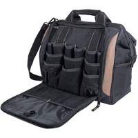 Porte-outils &agrave; compartiments multiples, Polyester, 33 pochettes, Noir Ontario Packaging