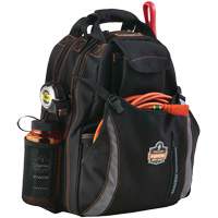 Arsenal<sup>®</sup> 5843 Tool Backpack, 13-1/2" L x 8-1/2" W, Black, Polyester TEQ972 | Ontario Packaging