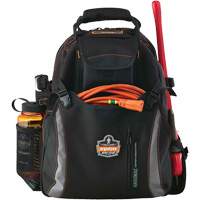 Arsenal<sup>®</sup> 5843 Tool Backpack, 13-1/2" L x 8-1/2" W, Black, Polyester TEQ972 | Ontario Packaging