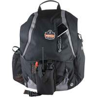 Arsenal<sup>®</sup> 5143 Tool Backpack, 15" L x 8" W, Black, Polyester TEQ974 | Ontario Packaging