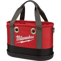 Aerial Utility Oval Bag, Ballistic Nylon, 14 Pockets, Black/Red TER018 | Ontario Packaging