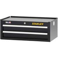 300 Series Middle Tool Chest, 26" W, 2 Drawers, Black TER051 | Ontario Packaging