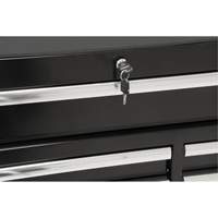 Industrial Tool Cart, 11 Drawers, 41" W x 18-3/4" D x 39-1/3" H, Black Ontario Packaging