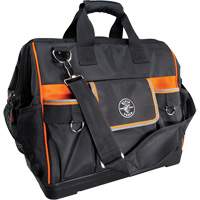 Tradesman Pro™ Wide-Open Tool Bag, Ballistic Nylon, 42 Pockets, Black TER070 | Ontario Packaging