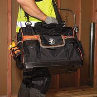 Tradesman Pro Wide-Open Tool Bag, Ballistic Nylon, 42 Pockets, Black Ontario Packaging