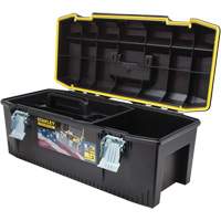FatMax&reg; Structural Foam Tool Box, 28" W x 12-1/2" D x 11" H, Black/Yellow Ontario Packaging