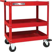 Chariot utilitaire robuste série PRO+, 3 tiers, 30-1/5" x 38-1/3" x 19-1/2" TER130 | Ontario Packaging