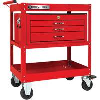 PRO+ Series Heavy-Duty Utility Cart with Intermediate Chest, 2 Tiers, 30-1/5" x 38-1/3" x 19-1/2" TER131 | Ontario Packaging