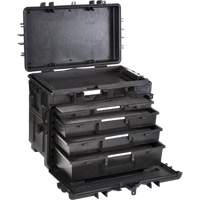Mobile Tool Chest With Drawers, 4 Drawers, 22-4/5" W x 15" D x 18" H, Black TER150 | Ontario Packaging