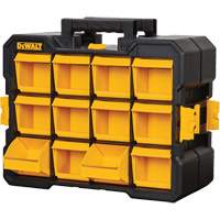 Flip-Bin Organizer, 3-7/8" W x 17-3/4" D x 13-7/8" H, Black/Yellow Ontario Packaging