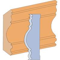 Large Cove Moulding Cutter Set Ontario Packaging