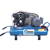 Contractor Series Air Compressors, Electric, 6.6 Gal. (8 US Gal), 125 PSI, 115/1 V TFA013 | Ontario Packaging