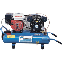 Contractor Series Air Compressors, Gas, 6.6 Gal. (8 US Gal), 125 PSI TFA014 | Ontario Packaging