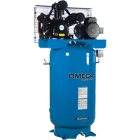 Industrial Series Air Compressors - Horizontal Compressor - Two Stages, 66.6 Gal. (80 US Gal) Ontario Packaging