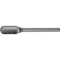 Solid Carbide Burrs - Cylinder Shape with Ball Nose, SC-42, 1/8" Dia., 9/16" Depth of Cut Ontario Packaging