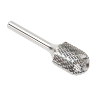 Solid Carbide Burrs - Cylinder Shape with Ball Nose, SC-7, 3/4" Dia., 25.4 mm Depth of Cut Ontario Packaging